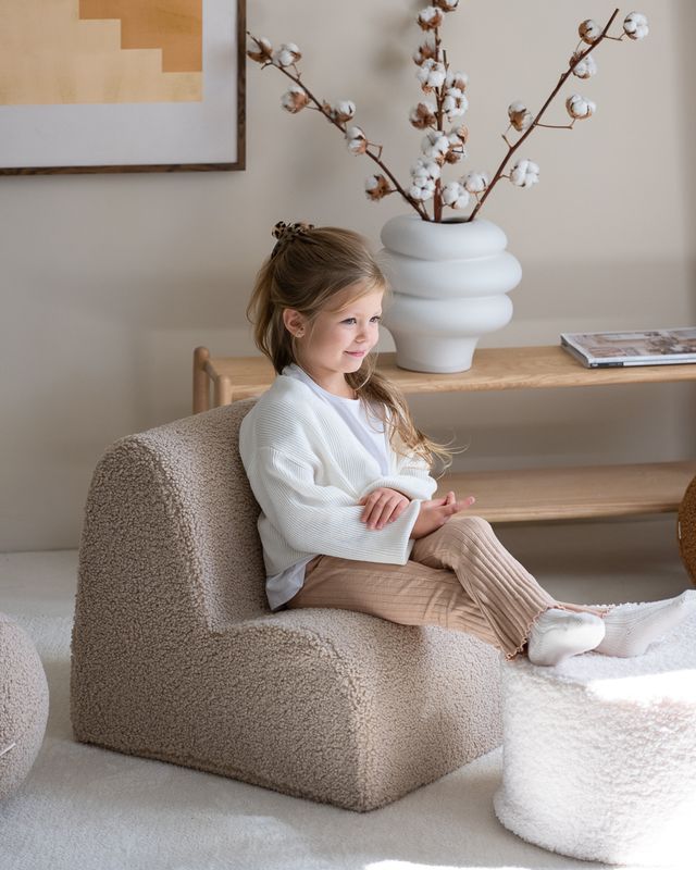 <strong>Wigiwama</strong> <BR> Fauteuil Kinderstoel Cloud <BR> Biscuit <BR> 50x50x60 cm - Afbeelding 7