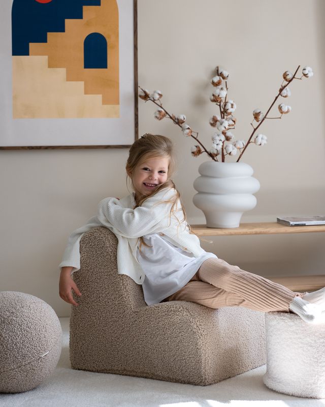 <strong>Wigiwama</strong> <BR> Fauteuil Kinderstoel Cloud <BR> Biscuit <BR> 50x50x60 cm - Afbeelding 8