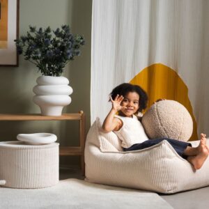 <strong>Wigiwama</strong> <BR> Ronde Poef <BR> Marshmallow <BR> Ø39 x 25 cm - Afbeelding 9