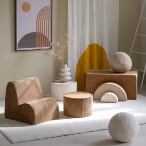 <strong>Wigiwama</strong> <BR> Fauteuil Kinderstoel Cloud <BR> Toffee <BR> 50x50x60 cm - Afbeelding 10