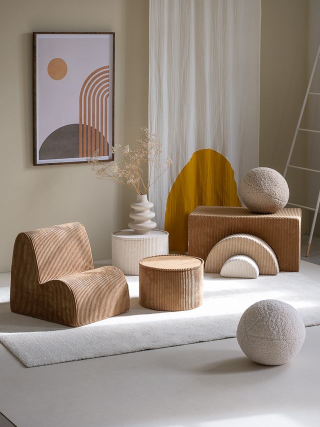 <strong>Wigiwama</strong> <BR> Fauteuil Kinderstoel Cloud <BR> Toffee <BR> 50x50x60 cm - Afbeelding 10