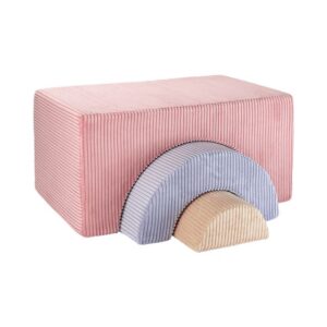 <strong>Wigiwama</strong> <BR> Rainbow Speelset <BR> Pink Mousse <BR> 75x49x37 cm
