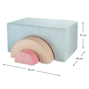 <strong>Wigiwama</strong> <BR> Rainbow Speelset <BR> Peppermint Green <BR> 75x49x37 cm - Afbeelding 3