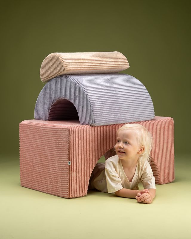 <strong>Wigiwama</strong> <BR> Rainbow Speelset <BR> Pink Mousse <BR> 75x49x37 cm - Afbeelding 4