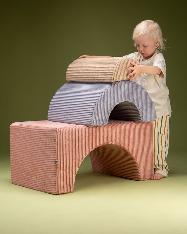 <strong>Wigiwama</strong> <BR> Rainbow Speelset <BR> Pink Mousse <BR> 75x49x37 cm - Afbeelding 5