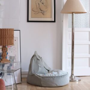 <strong>Wigiwama</strong> <BR> Zitzak Bunny <BR> Misty Green <BR> 60x60x75 cm - Afbeelding 5