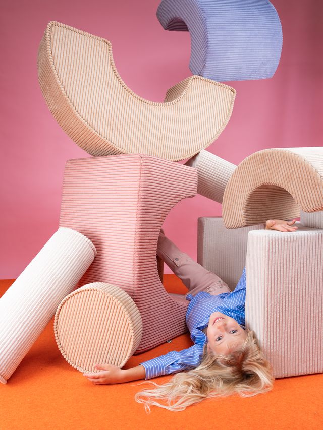 <strong>Wigiwama</strong> <BR> Rainbow Speelset <BR> Pink Mousse <BR> 75x49x37 cm - Afbeelding 6