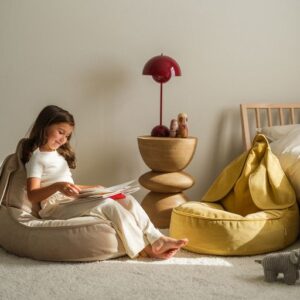 <strong>Wigiwama</strong> <BR> Zitzak Bunny <BR> Salted Caramel <BR> 60x60x75 cm - Afbeelding 7