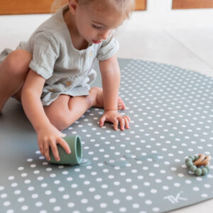 Knoeimat, Clean Wean Mat, Spotted Moss van Toddlekind - My Little Carpet