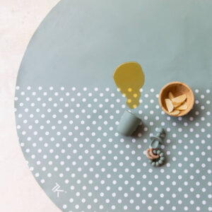Knoeimat, Clean Wean Mat, Spotted Moss van Toddlekind - My Little Carpet