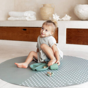 Knoeimat, Clean Wean Mat, Spotted Moss van Toddlekind - My Little Carpet