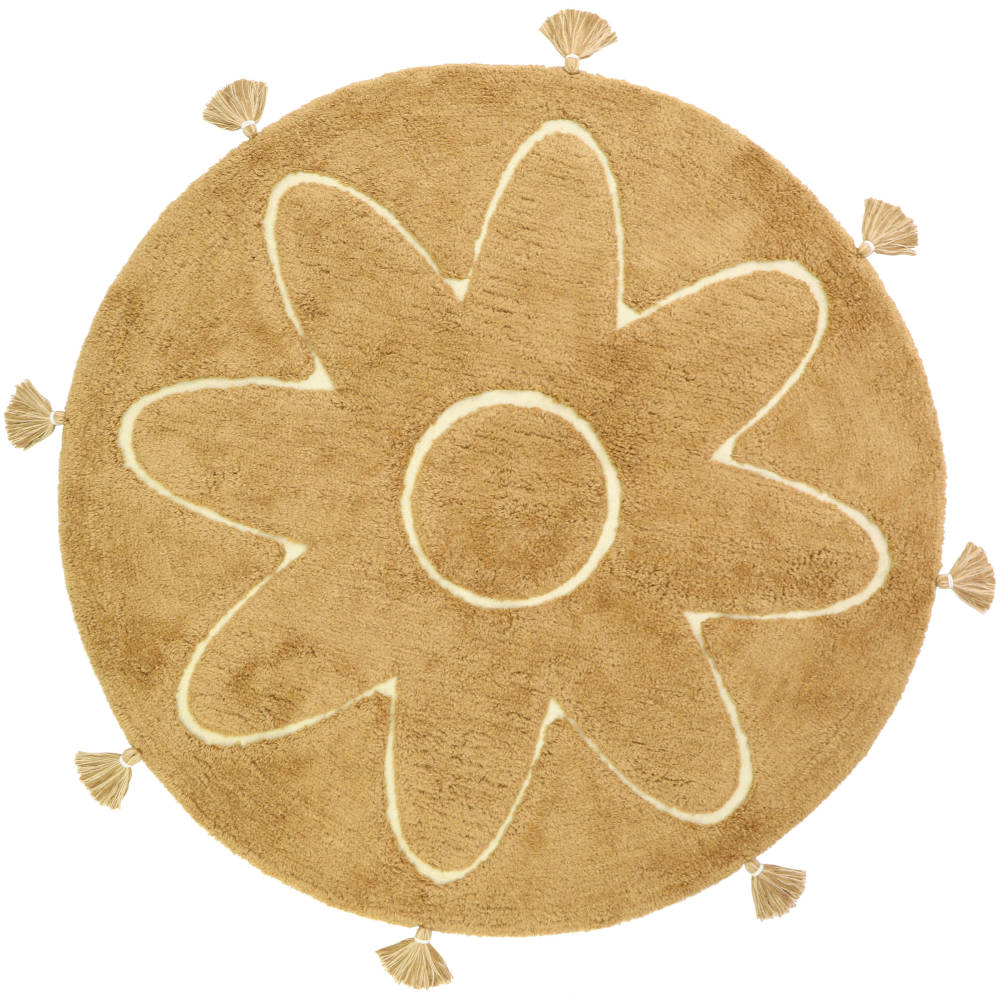 Vloerkleed Yva Bloem Mango van Nattiot - My Little Carpet
