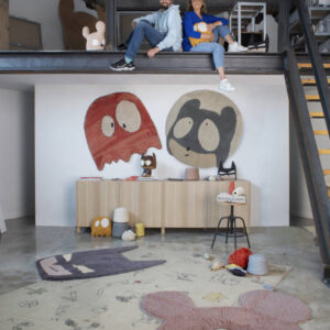 Wasbaar vloerkleed Woolable van Lorena Canals x Edgar Plans - My Little Carpet