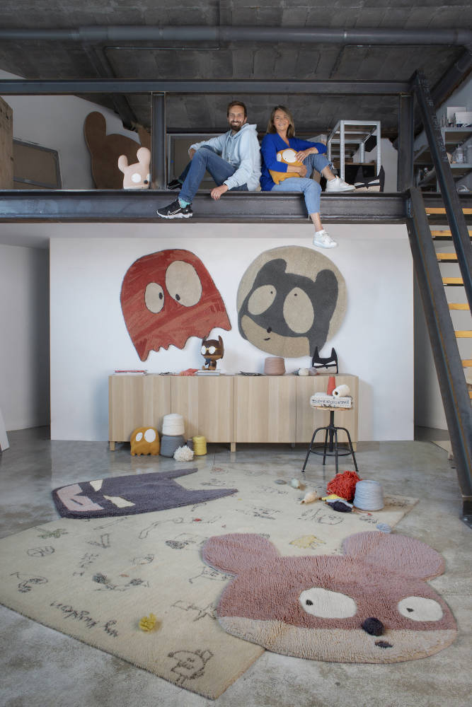 Wasbaar vloerkleed Woolable van Lorena Canals x Edgar Plans - My Little Carpet