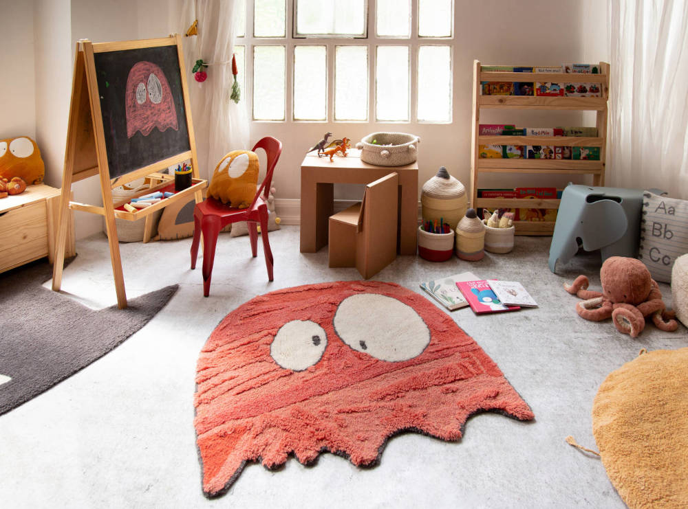 Wasbaar vloerkleed Ghosty Woolable van Lorena Canals x Edgar Plans - My Little Carpet