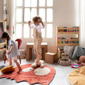 Wasbaar vloerkleed Ghosty Woolable van Lorena Canals x Edgar Plans - My Little Carpet