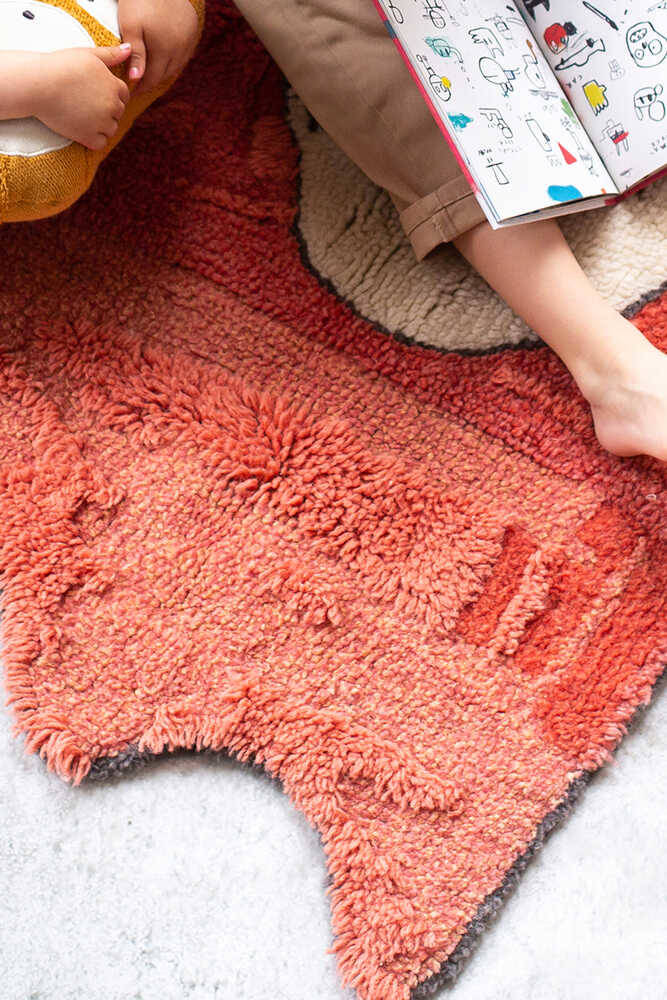Wasbaar vloerkleed Ghosty Woolable van Lorena Canals x Edgar Plans - My Little Carpet