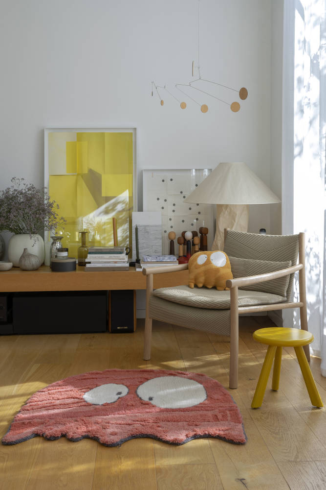 Wasbaar vloerkleed Ghosty Woolable van Lorena Canals x Edgar Plans - My Little Carpet
