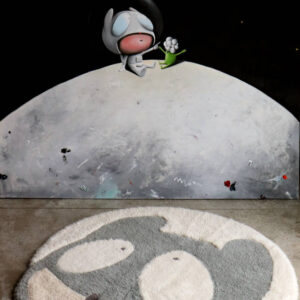 Wasbaar vloerkleed Astromouse Woolable van Lorena Canals x Edgar Plans - My Little Carpet