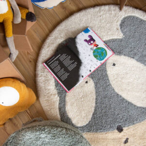 Wasbaar vloerkleed Astromouse Woolable van Lorena Canals x Edgar Plans - My Little Carpet