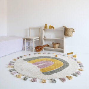 Rond Vloerkleed Rainbow Moss van Nattiot - My Little Carpet