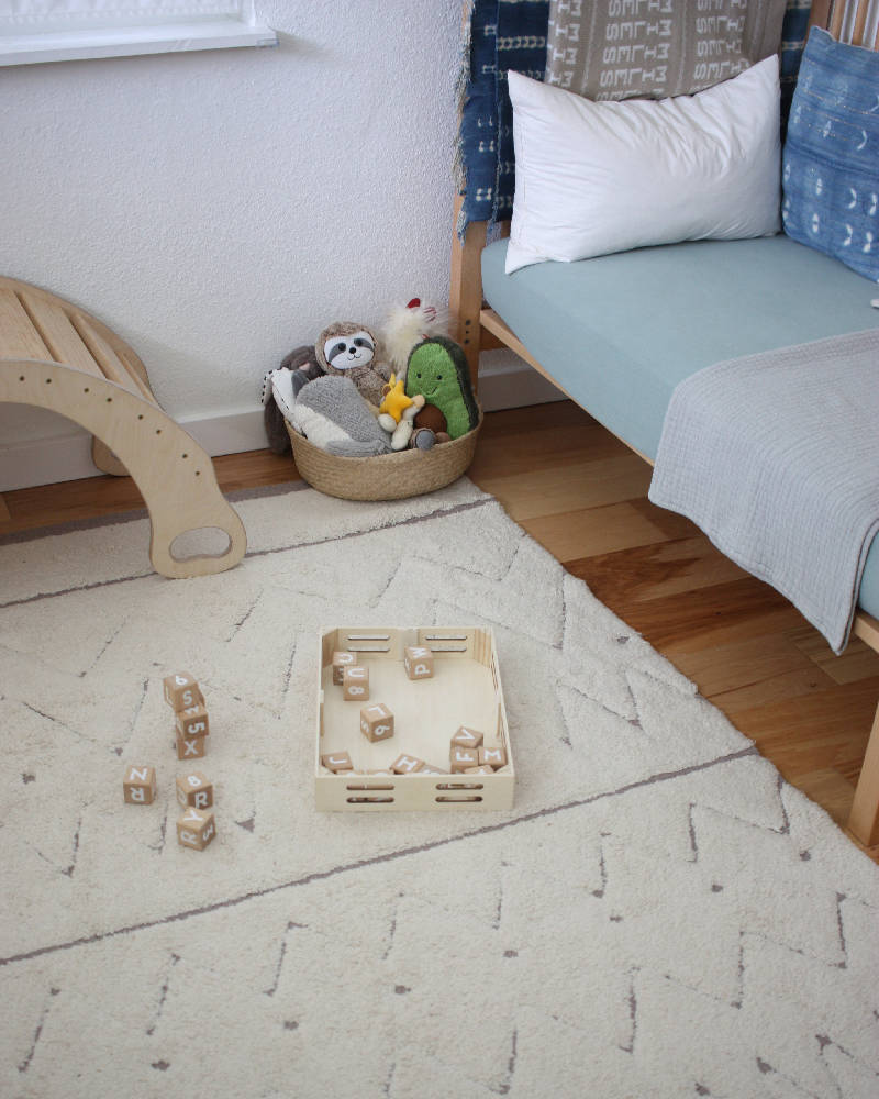 Wasbaar vloerkleed RugCycled Azteca van Lorena Canals - My Little Carpet