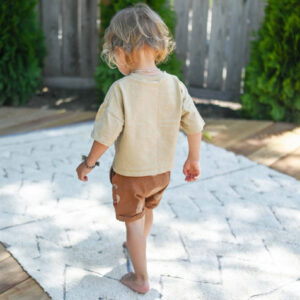 Wasbaar vloerkleed RugCycled Azteca van Lorena Canals - My Little Carpet