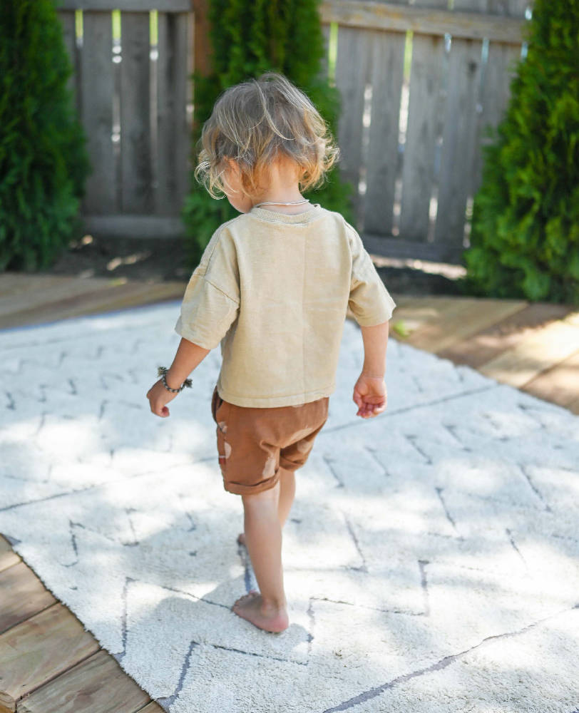 Wasbaar vloerkleed RugCycled Azteca van Lorena Canals - My Little Carpet