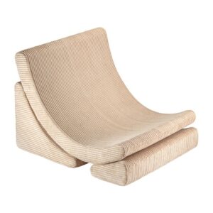 Wigiwama modulaire Moon Chair voor kinderen in licht bruine tint