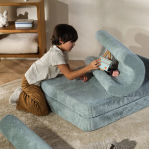 Wigiwama Flipster Peppermint Green, modulaire kinderstoel om te bouwen, stapelen en transformeren