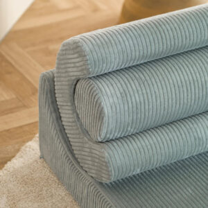 Wigiwama Peppermint Green Flipster met zachte polyurethaanschuim vulling en verstelbare rugleuning