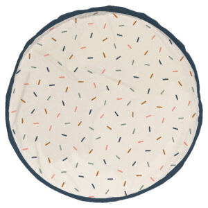 Play & Go Confetti speelkleed en opbergzak 2-in-1 Ø140 cm met kleurrijke stippen