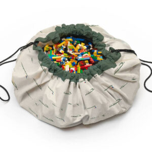 Play & Go Croco 2-in-1 speelkleed als opbergzak dichtgetrokken met koord