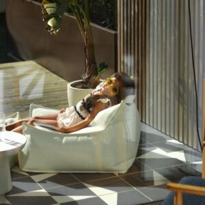 Wigiwama Beanbag Chair Herba comfortabele kinderzitzak voor tuin, balkon of zwembad