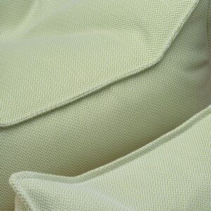 Kinderzitzak voor buiten in frisse groene tint geschikt voor tuin en terras