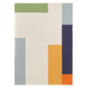 Lorena Canals gebreide deken Color Composition 130x180 cm multicolor plaid van katoen
