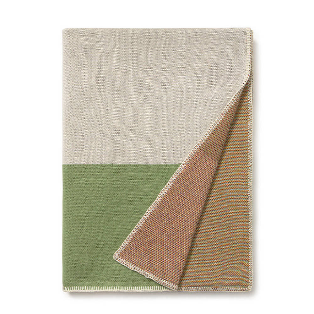 Katoenen deken Color Composition Lorena Canals met geometrisch design en kleurrijke vlakken