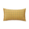 Lorena Canals kussen Geo Block Honey handgemaakt katoen 50x30 cm honinggeel design kussen