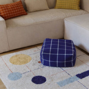 Kussen Geo Block Honey voor bank of bed met warme kleuren en moderne uitstraling