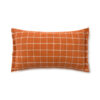 Lorena Canals kussen Geo Block Terracotta handgemaakt katoen 50x30 cm