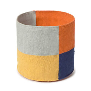Lorena Canals opbergmand Basket Color Grid multicolor met geometrisch design