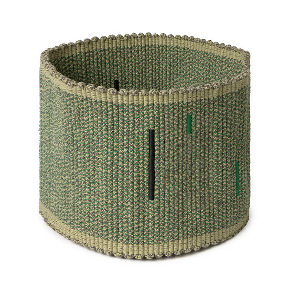 <strong>Lorena Canals</strong> <BR> Opbergmand Handloom Vertical <BR> Monstera <BR> &Oslash;35 x 25 cm