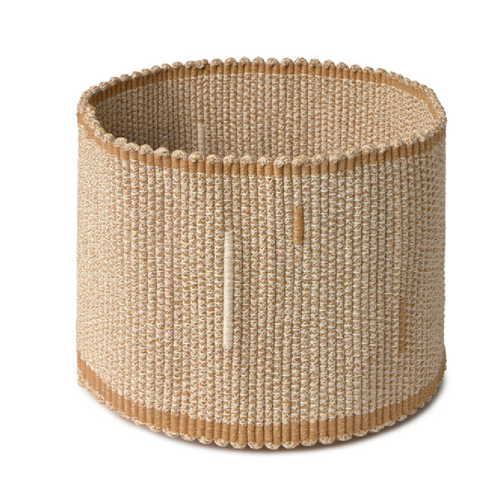 <strong>Lorena Canals</strong> <BR> Opbergmand Handloom Vertical <BR> Natural <BR> Ø35 x 25 cm