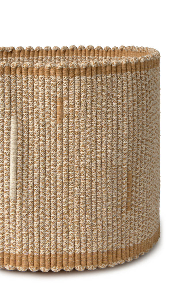 <strong>Lorena Canals</strong> <BR> Opbergmand Handloom Vertical <BR> Natural <BR> Ø35 x 25 cm - Afbeelding 4