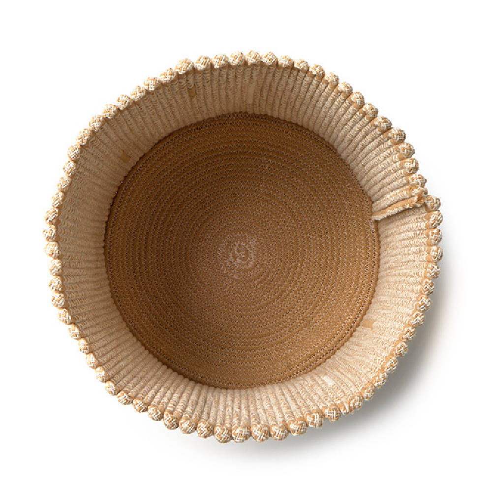 <strong>Lorena Canals</strong> <BR> Opbergmand Handloom Vertical <BR> Natural <BR> Ø35 x 25 cm - Afbeelding 5