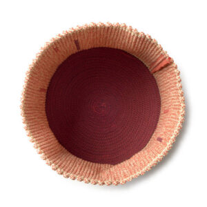 <strong>Lorena Canals</strong> <BR> Opbergmand Handloom Vertical <BR> Terracotta <BR> Ø35 x 25 cm - Afbeelding 5