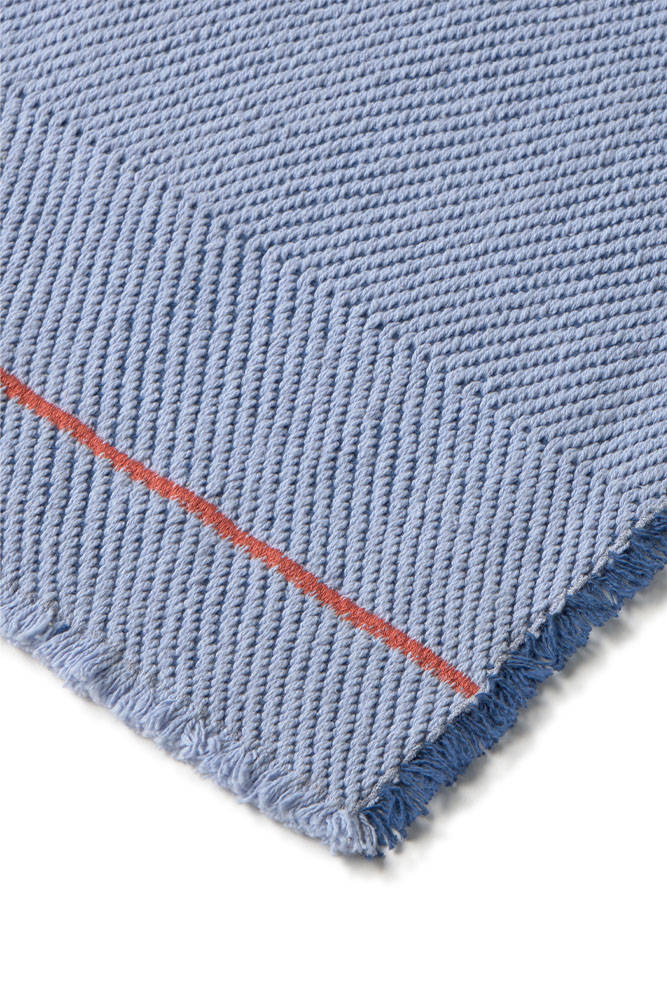 <strong>Lorena Canals</strong> <BR> Set van 2 Placemats Vertical <BR> Anil Blue <BR> 50x38 cm - Afbeelding 4