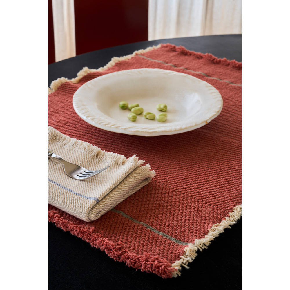 <strong>Lorena Canals</strong> <BR> Set van 2 Placemats Vertical <BR> New Terracota <BR> 50x38 cm