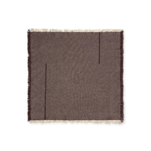 <strong>Lorena Canals</strong> <BR> Set van 4 Servetten Vertical <BR> Coffeebean <BR> 45x45 cm - Afbeelding 3