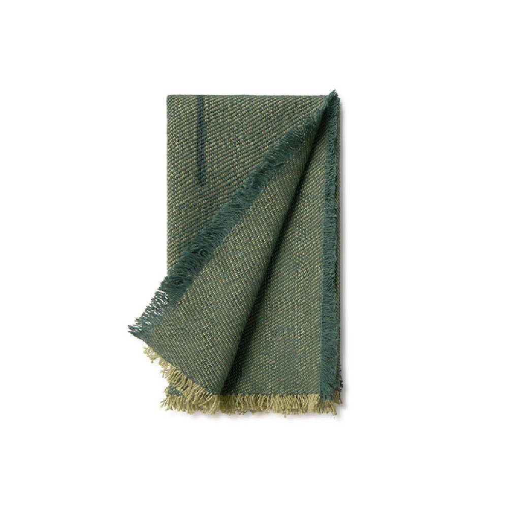 <strong>Lorena Canals</strong> <BR> Set van 4 Servetten Vertical <BR> Duck Green <BR> 45x45 cm